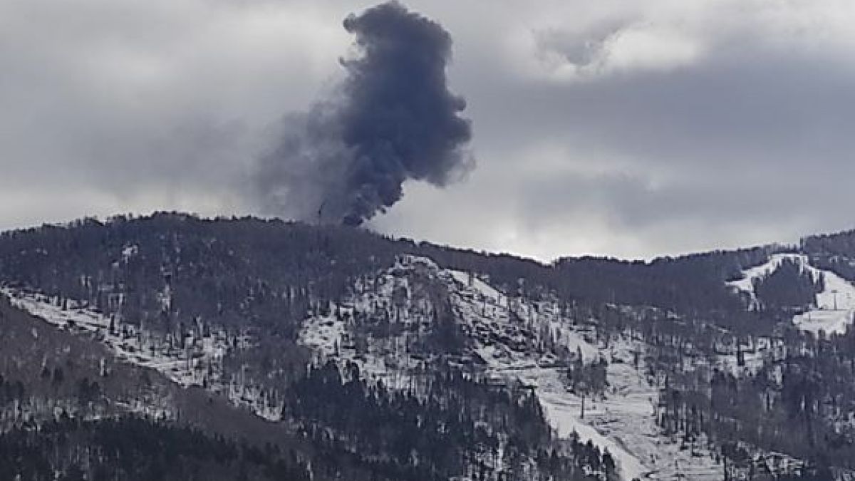 Пожар в Республике Алтай