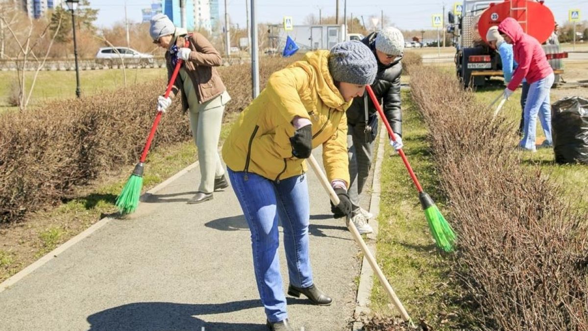 Субботник в Барнауле