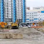 Улица 280-летия Барнаула: как в жилом массиве строят праздничную дорогу. Фото