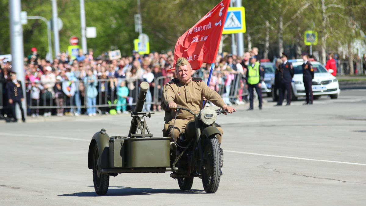 День Победы в Барнауле. 9 мая 2024 года