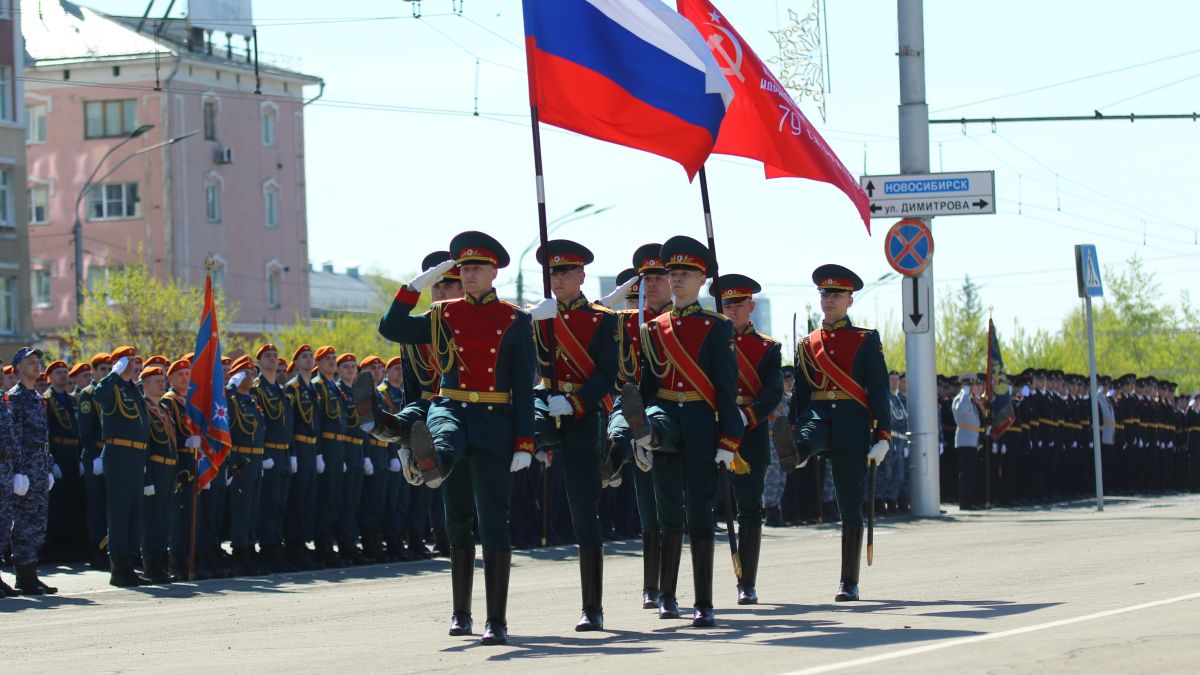 День Победы в Барнауле. 9 мая 2024 года