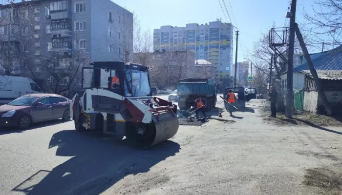 Росводоканал Барнаул восстанавливает благоустройство после зимних работ на сетях