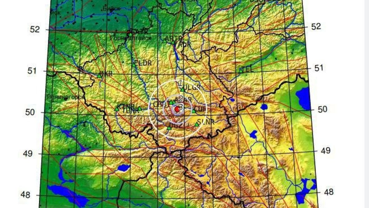 Землетрясение в Республике Алтай