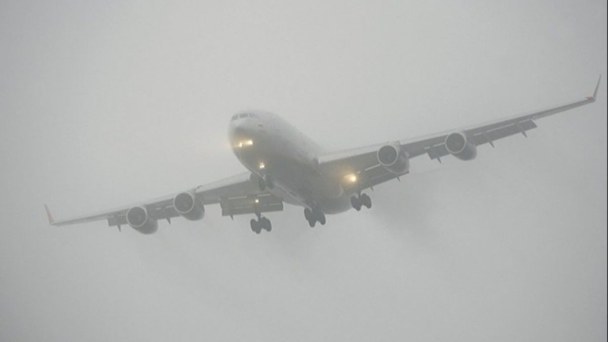 Рейсы барнаульского аэропорта утром 19 ноября задерживаются из-за тумана 