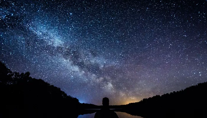 Поезд космических объектов рассек ночное небо над Алтайским краем