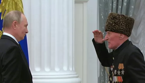 Столетний ветеран пожаловался Путину, что его не взяли на СВО