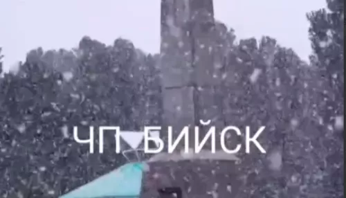 На Алтае на Семинском перевале в начале июня повалил снег