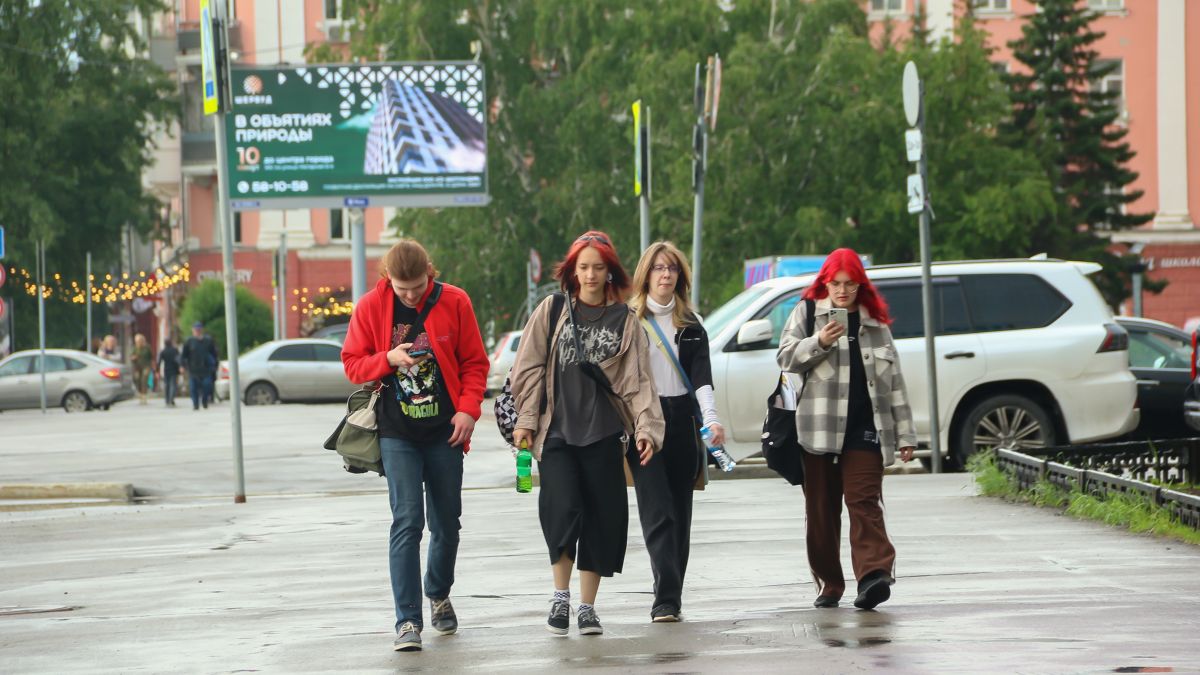 Барнаул после дождя. Погода