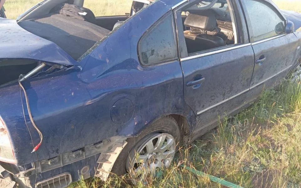 В Алтайском крае в ДТП пострадали 18-летний водитель и двое детей