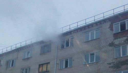 Пожар произошел в общежитии Барнаула - есть пострадавшие