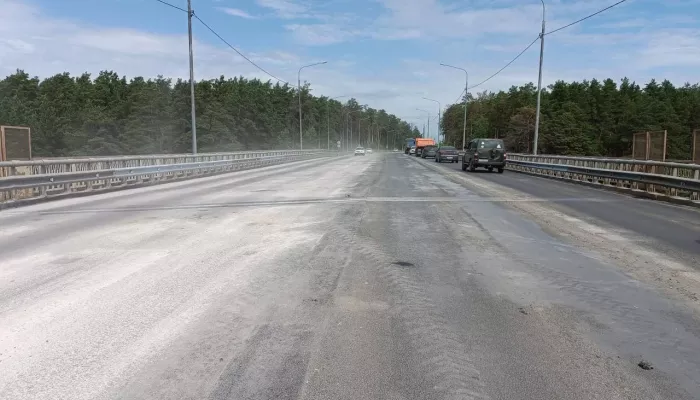В Барнауле досрочно открыли движение по мосту на шоссе Ленточный бор