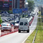 В Барнауле перекрыли проспект Красноармейский из-за модернизации сетей