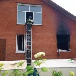 В Бийском районе из-за неосторожного обращения с огнем загорелся частный дом
