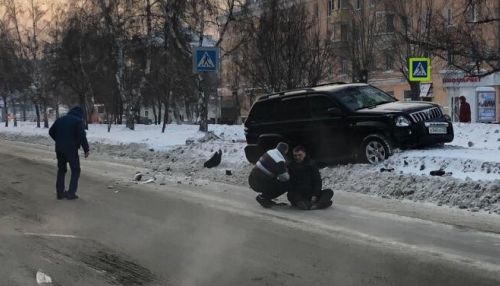 Внедорожник сбил человека на проспекте Ленина в Барнауле