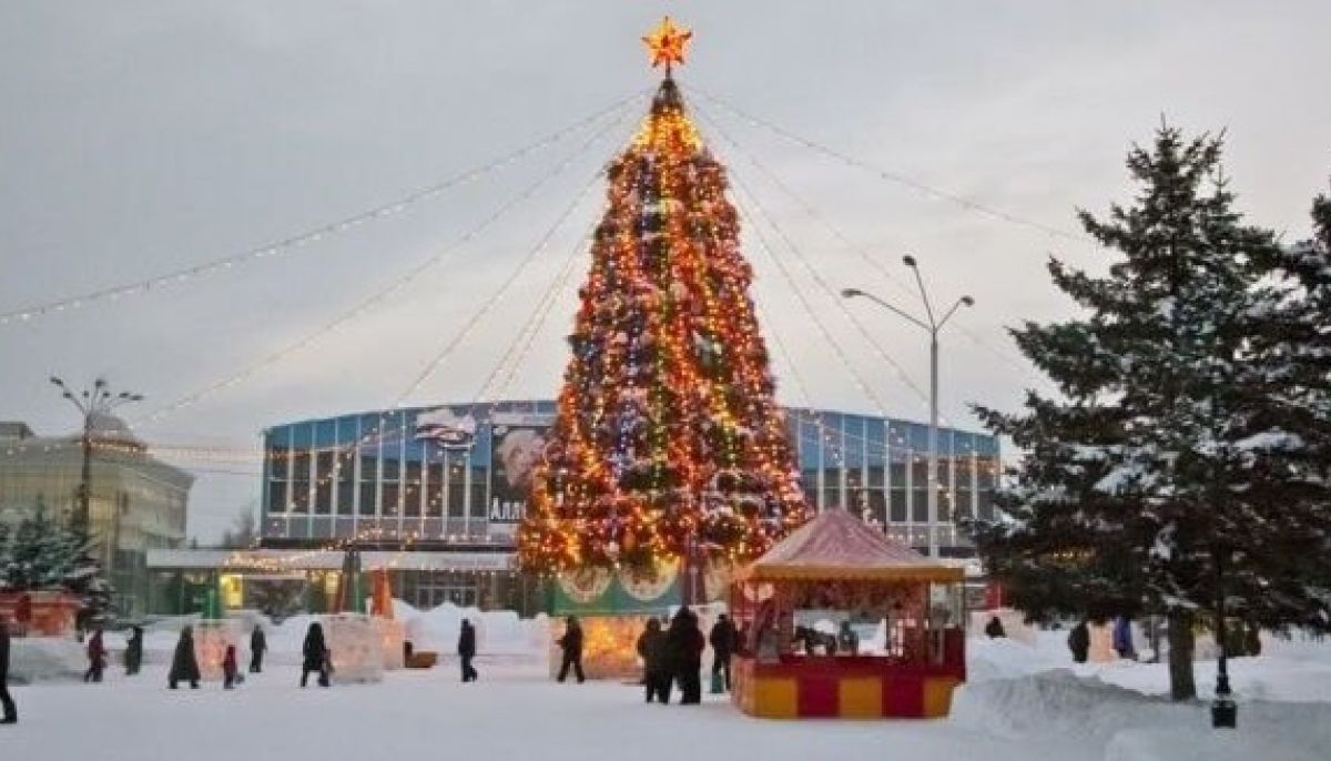 Красная площадь в Барнауле