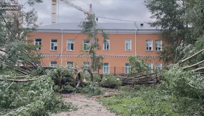 Ураган и потоп: каких бед наделала непогода в Барнауле