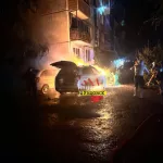 Автомобиль Chevrolet Captiva сгорел ночью в Рубцовске