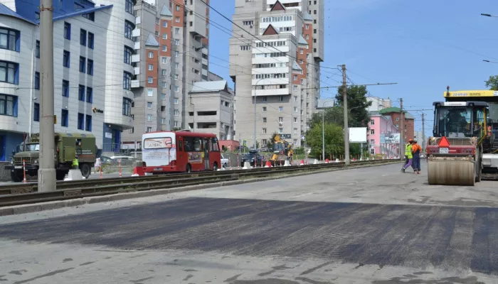 В Барнауле открыли движение по проспекту Красноармейскому после ремонта
