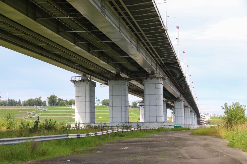 Новый мост перед большим обследованием. Август 2024 года