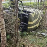 В алтайском селе перевернулся внедорожник УАЗ. Пострадали два человека