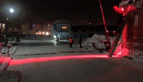 Инновационный светофор  в виде ярко-красной завесы установят в Барнауле