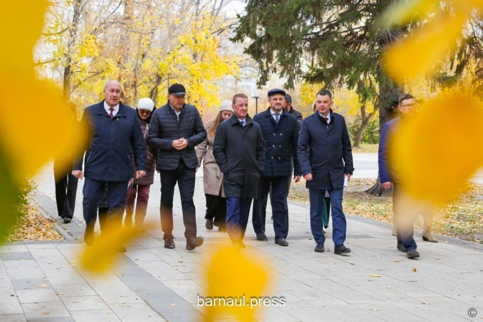 Благоустройство парков в Барнауле