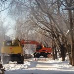 Коммунальная авария произошла на улице Горно-Алтайской в Барнауле