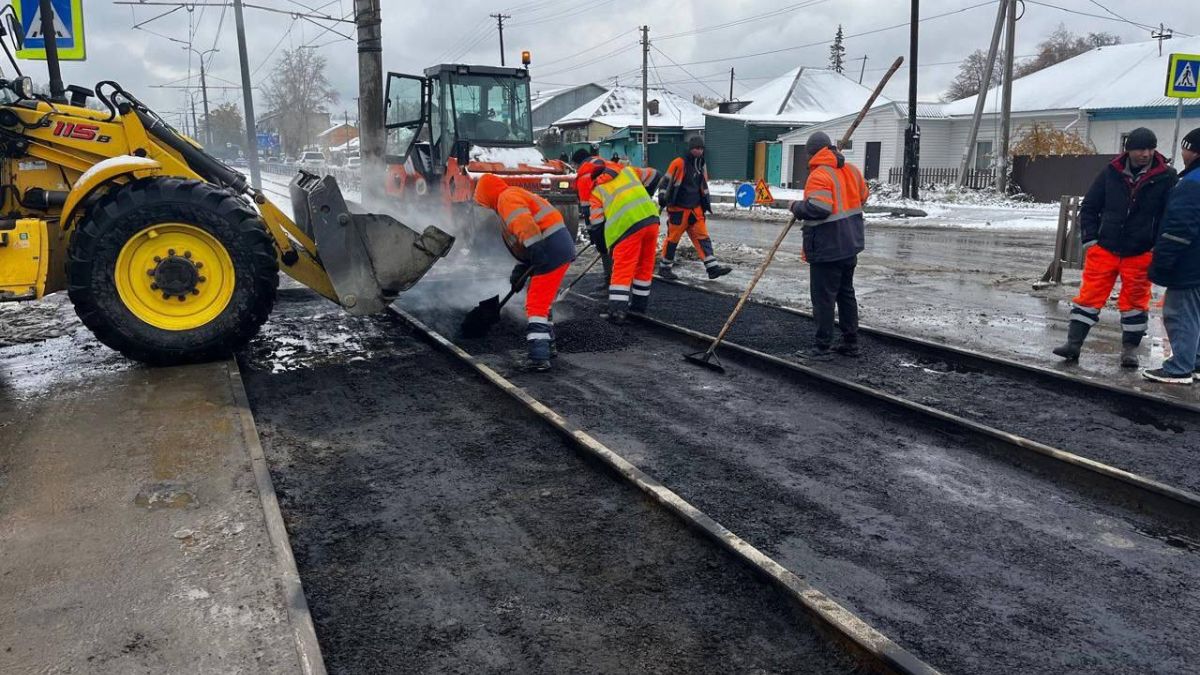 Асфальтирование переездов в Барнауле