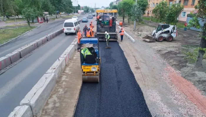 СГК уложила асфальт после ремонтов теплосетей в Барнауле