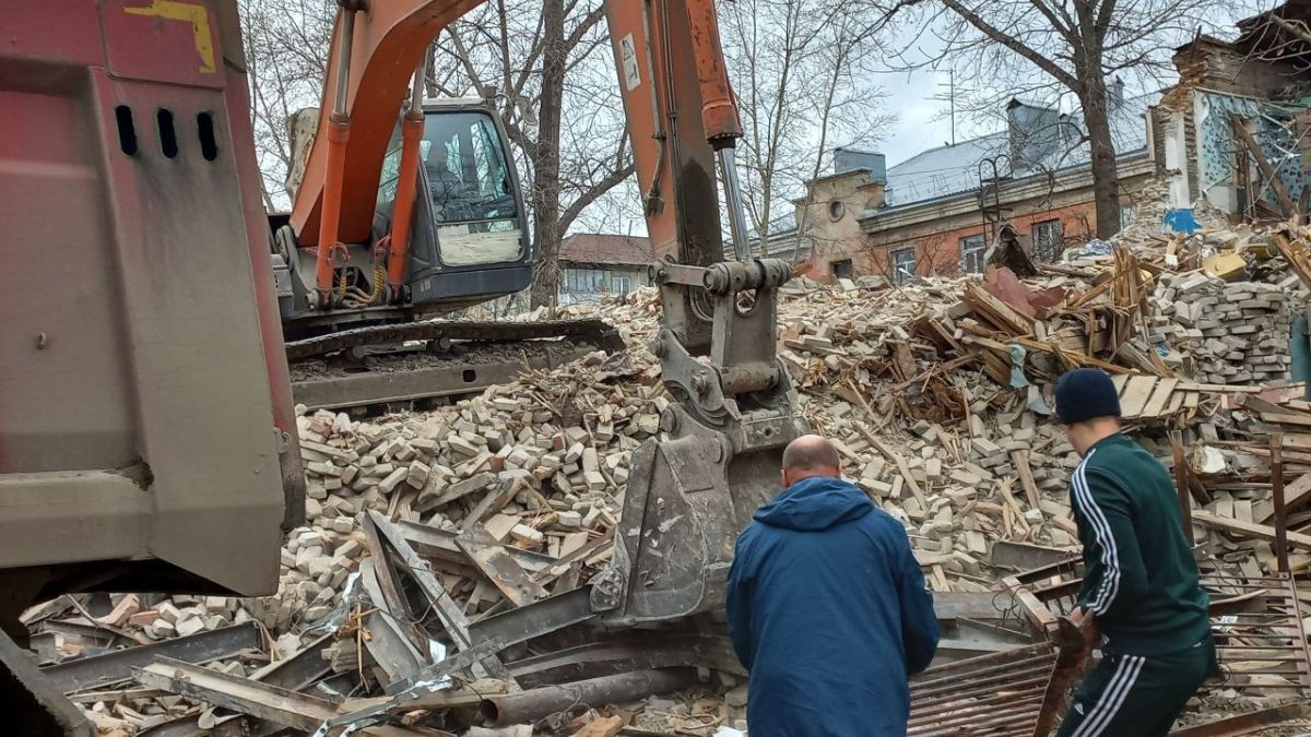 Снос дома на пр. Ленина,173