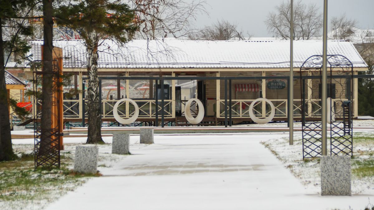 Снег в Барнауле, погода