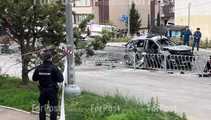 Военный погиб при взрыве автомобиля в Севастополе: это могла быть диверсия. Видео