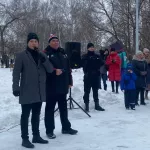 В Барнауле торжественно открыли сквер на месте пустыря на Гущина