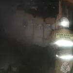 В горноалтайском селе тушили трехэтажный дом