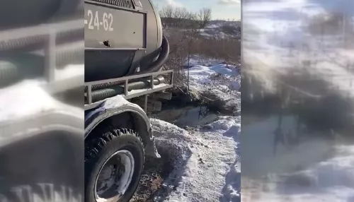 Барнаульские черные ассенизаторы продолжают сливать отходы в неположенных местах