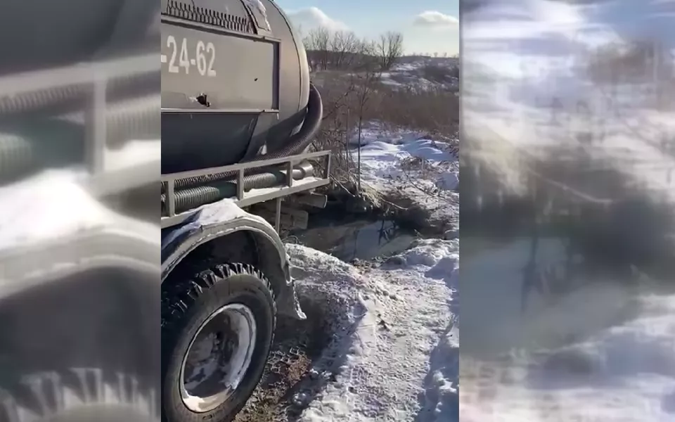 Барнаульские черные ассенизаторы продолжают сливать отходы в неположенных местах