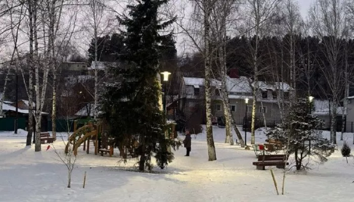 В сквере на въезде в Горно-Алтайск закончили основные работы по благоустройству