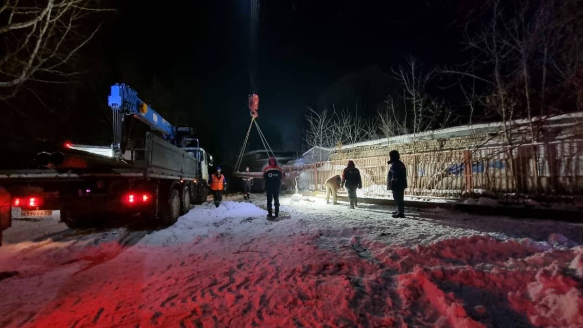 Устранение повреждение на теплосети