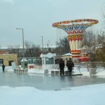 Парк Центральный в Барнауле закрыли на уборку после новогодних гуляний