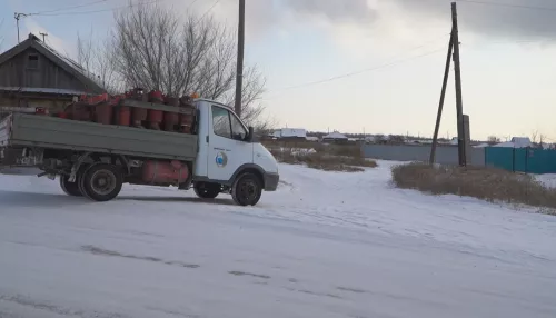 В одном из районов Алтайского края возобновили доставку газа в баллонах