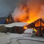 В Турочакском районе Горного Алтая загорелись жилые дома