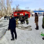 В залесовской пекарне произошел пожар и рухнула крыша