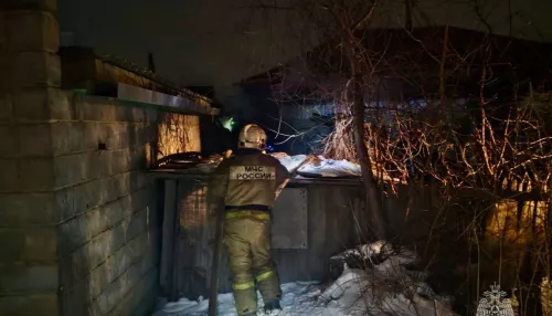 На пожаре в частном доме в Рубцовске погиб мужчина