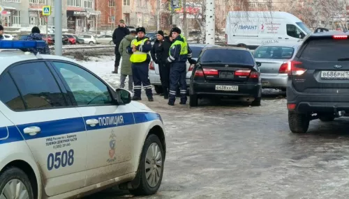 Барнаульцы стали свидетелями эпичной погони и задержания двух человек