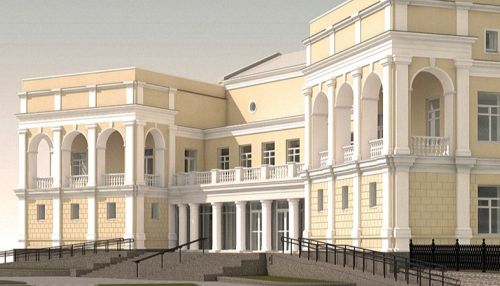 Продолжено возведение Государственного художественного музея Алтайского края