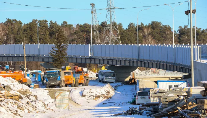 Замерзшая, но не замороженная. Продолжаются ли работы на новой развязке в Барнауле