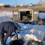 В селе Каменского района устранили порыв на водопроводе