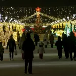 Город праздничных огней. Большой новогодний фоторепортаж с улиц Барнаула