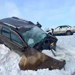 Машина всмятку: смертельная авария произошла на трассе Алтайского края