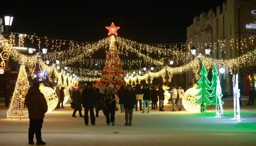 Как барнаульцы встречали Новый год на улицах города. Фото